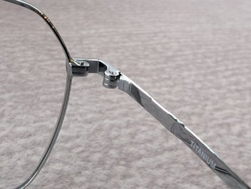 Listing 4 of 9 for Titanium Wide Prescription Eyeglasses Frame 54?18-145