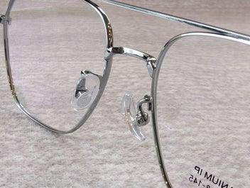 Listing 5 of 9 for Titanium Wide Prescription Eyeglasses Frame 54?18-145
