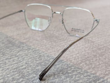 Listing 6 of 9 for Titanium Wide Prescription Eyeglasses Frame 54?18-145