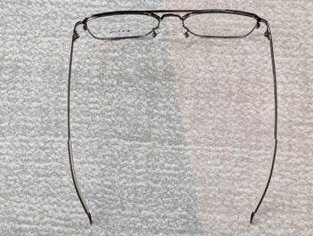 Listing 6 of 6 for Metal Glossy Black Dark Wide Prescription Eyeglasses Frame 54?17-145