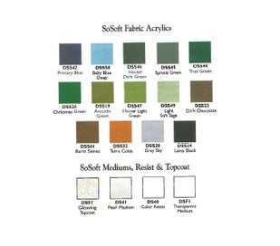 Listing 4 of 9 for So Soft Fabric Acrylic - 1oz (Avocado Green)