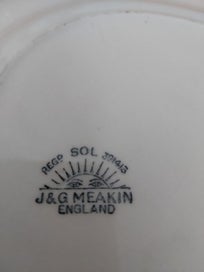 Listing 2 of 2 for J & G Meakin Platter # 2