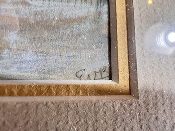 Listing 3 of 5 for Vintage Welsh Watercolour Marine Scene – Professionally Framed