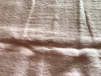 Listing 4 of 5 for BLUE BUNNY Pale Pink Girls Bassinet Blanket