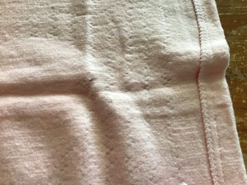 Listing 5 of 5 for BLUE BUNNY Pale Pink Girls Bassinet Blanket