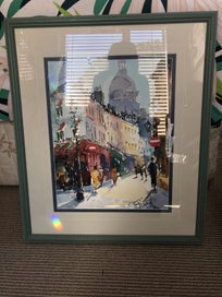 Listing 3 of 5 for Gaston De Vel - Rue Des Norvins Paris Watercolour