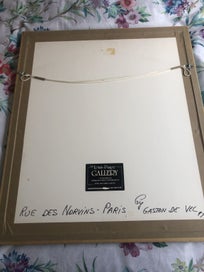 Listing 5 of 5 for Gaston De Vel - Rue Des Norvins Paris Watercolour