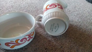 Listing 1 of 4 for Alfred Meakin Glow-White Ironstone Atomic Design