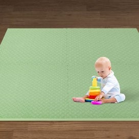 Listing 7 of 8 for Kids Play Mat Floor Baby Crawling Mats Foldable Waterproof Carpet Green