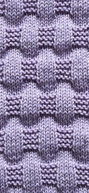 Listing 2 of 2 for LILAC - Hand-Knitted CRIB / BASSINET BLANKET