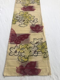 Listing 2 of 18 for Vintage Woven Silk Japanese Kimono Panel Fabric Piece
