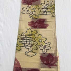 Listing 4 of 18 for Vintage Woven Silk Japanese Kimono Panel Fabric Piece