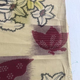 Listing 7 of 18 for Vintage Woven Silk Japanese Kimono Panel Fabric Piece