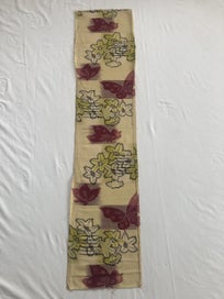 Listing 11 of 18 for Vintage Woven Silk Japanese Kimono Panel Fabric Piece