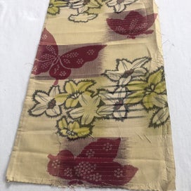 Listing 9 of 18 for Vintage Woven Silk Japanese Kimono Panel Fabric Piece
