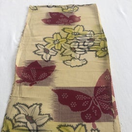 Listing 12 of 18 for Vintage Woven Silk Japanese Kimono Panel Fabric Piece