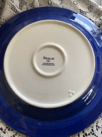 Listing 2 of 2 for KERI BLUE MIDDLE EAST STYLE STUNNING COLOR SALVER 28CM DIAM