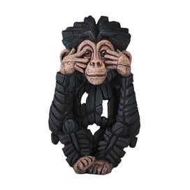 Listing 1 of 2 for Edge Sculpture - Baby Chimp See No Evil Figure