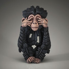 Listing 2 of 2 for Edge Sculpture - Baby Chimp See No Evil Figure