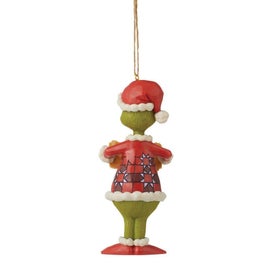 Listing 2 of 2 for Dr Seuss The Grinch by Jim Shore - Grinch I'm Here Hanging Ornament