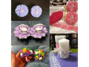 Listing 7 of 9 for 10yards Lace Ribbon Bilateral Handicrafts Embroidered Lace Fabric Trim Lace