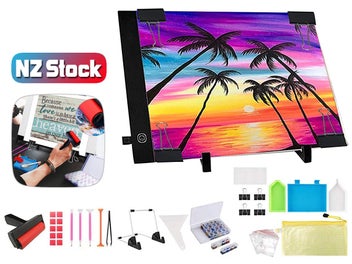 Listing 1 of 12 for Diamond Painting A4 LED Light Pad Kit NZ Clearance