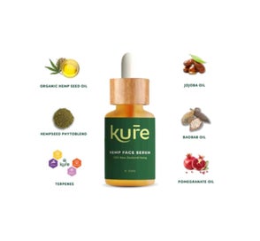 Listing 2 of 10 for KURE HEMP FACE SERUM | Brightens | Younger Looking Skin | Non Greasy | NZ Grown