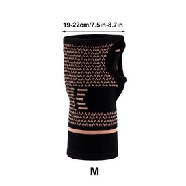 Listing 2 of 7 for New Copper Compression Gloves Sports Wrist Arthritis Gloves Elastic Palm Brace