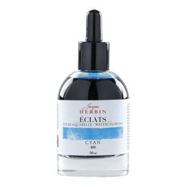 Listing 1 of 3 for Jacques Herbin Eclats Watercolour Ink 400 Cyan 50ml