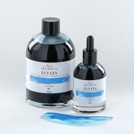 Listing 3 of 3 for Jacques Herbin Eclats Watercolour Ink 400 Cyan 50ml