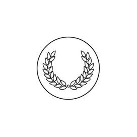 Listing 2 of 2 for Herbin Round Wax Seal Olive Wreath