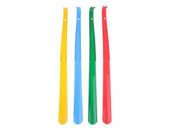 Listing 4 of 10 for 16-59CM Plastic Extra Long Shoehorn Lazy Shoe Helper Long Handle Shoes Lifter