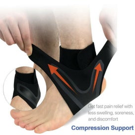 Listing 2 of 14 for NEW Ankle Support Sports Protection Compression Sleeve Sport Foot Wrap