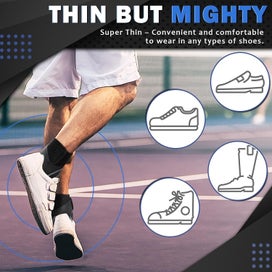 Listing 14 of 14 for NEW Ankle Support Sports Protection Compression Sleeve Sport Foot Wrap