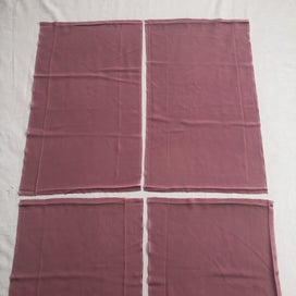 Listing 5 of 10 for Vintage Japanese Silk Fabric Pieces X4
