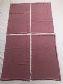 Listing 6 of 10 for Vintage Japanese Silk Fabric Pieces X4