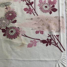 Listing 11 of 19 for Vintage Japanese Silk Fabric Pieces X2 Kimono Panels