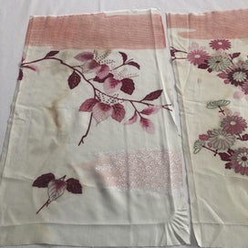 Listing 15 of 19 for Vintage Japanese Silk Fabric Pieces X2 Kimono Panels