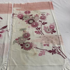 Listing 16 of 19 for Vintage Japanese Silk Fabric Pieces X2 Kimono Panels