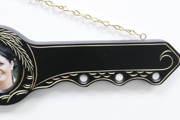 Listing 3 of 8 for Native Wooden Black 21st key SJ418 with laser engraving