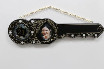 Listing 6 of 8 for Native Wooden Black 21st key SJ418 with laser engraving