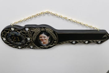 Listing 8 of 8 for Native Wooden Black 21st key SJ418 with laser engraving