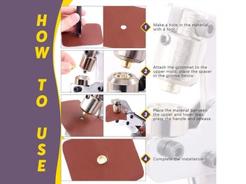 Listing 4 of 10 for Eyelet Grommet Tool Kit (Over Stocked)