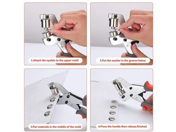 Listing 6 of 10 for Eyelet Grommet Tool Kit (Over Stocked)