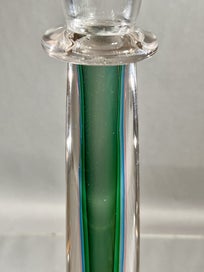 Listing 6 of 15 for Huge Murano Glass 1970s Luigi Mellara Candle Holder (Michael Barrymore col)