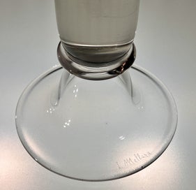 Listing 13 of 15 for Huge Murano Glass 1970s Luigi Mellara Candle Holder (Michael Barrymore col)