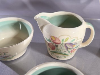 Listing 5 of 16 for Susie Cooper Art Deco "Dresden" Coffee Set