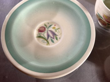 Listing 9 of 16 for Susie Cooper Art Deco "Dresden" Coffee Set