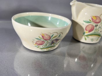 Listing 10 of 16 for Susie Cooper Art Deco "Dresden" Coffee Set