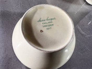 Listing 15 of 16 for Susie Cooper Art Deco "Dresden" Coffee Set